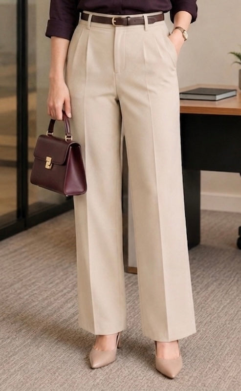 Women’s Premium Office Wear Straight Fit Pant