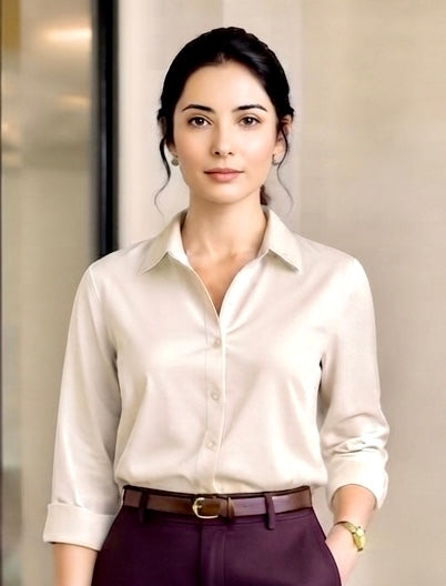 Premium Satin Office Wear Shirt for Women