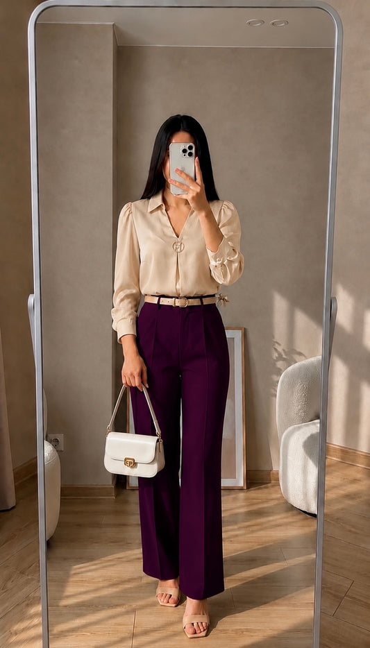 Premium Top & Wide leg Trouser Combo